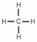 methan-strukturformel