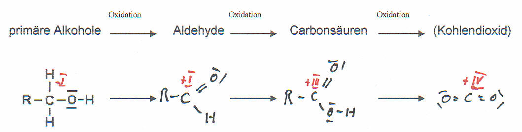 Oxidation-von-Ethanol