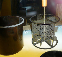 Apparatur zum Nachweis der Äquivalenz von mechanischer Arbeit und Wärme